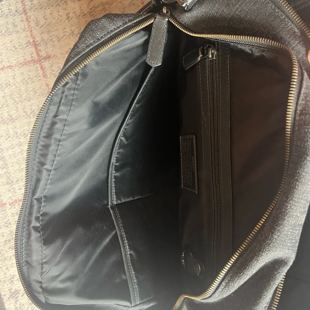 TUMI Black and Gray Men's Briefcase